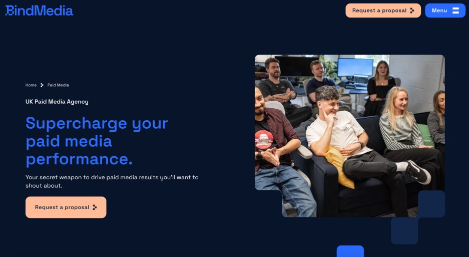 Bind Best Paid Media Agency Digital Advertising Services Agencies