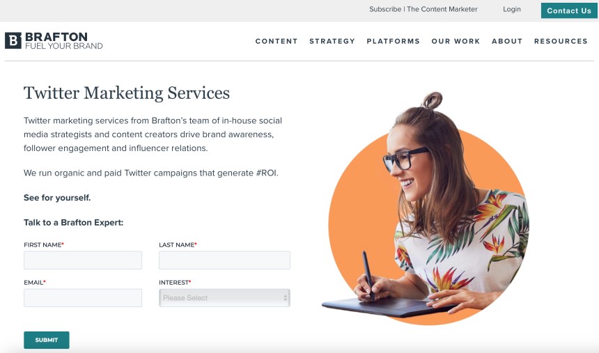 Brafton Best Twitter Marketing Services