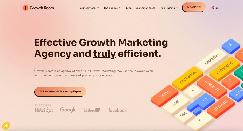 GrowthRoom Best Growth Marketing Agency Paris France