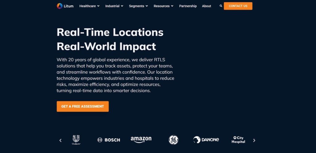 Litum website homepage