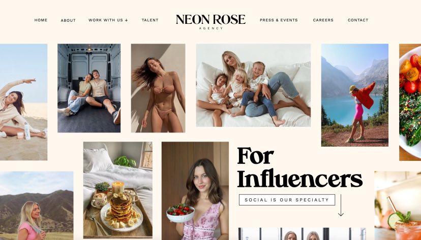 Neon Rose Agency Full-Service Influencer Marketing Companies