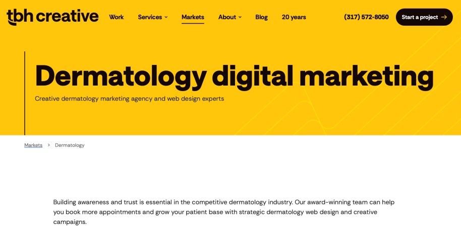 TBH Creative Dermatology Digital Marketing Company