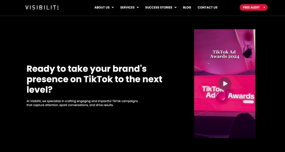 Visibiliti Top TikTok Marketing Services Agency
